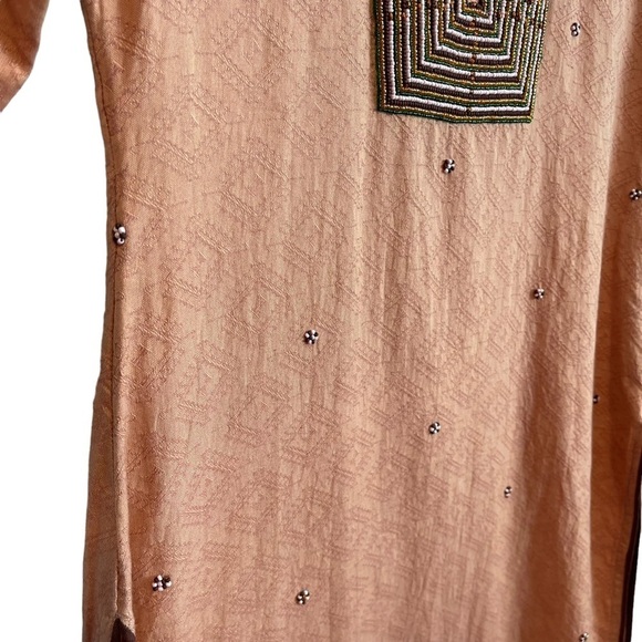 Junaid Jamshed All Over Beading Kurta Size XS - Picture 7 of 8